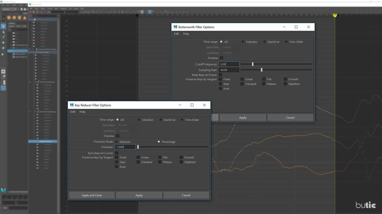 Autodesk Maya 2019 - Performance Capture Filters