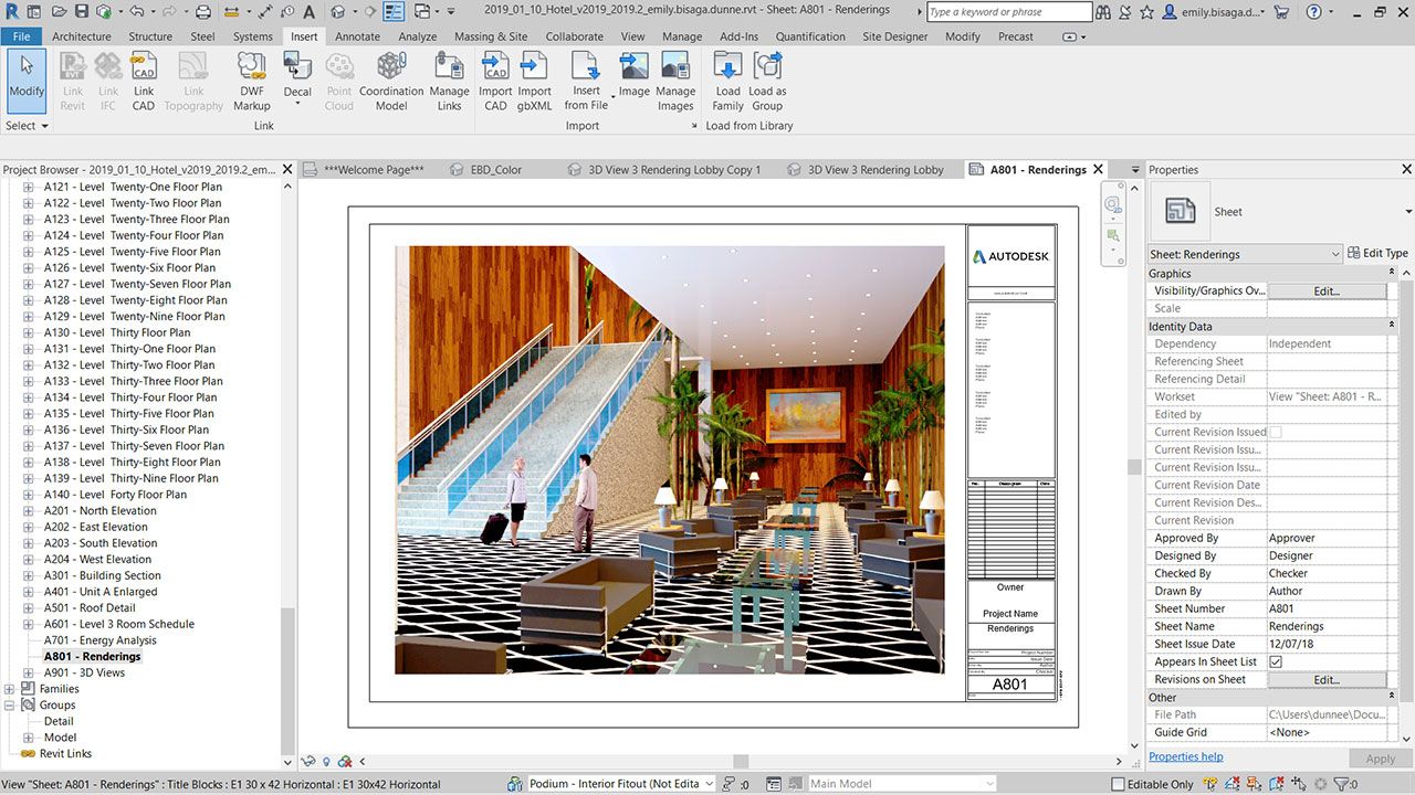 Autodesk Revit 2019.2 - High Resolution Texture Support