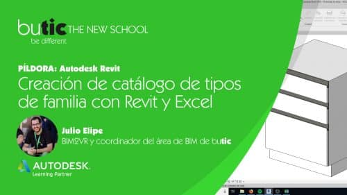 Crear un catálogo de tipos de familia con Revit y Excel