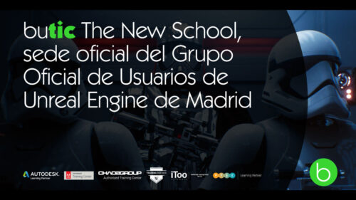 Grupo Oficial de Usuarios de Unreal Engine de Madrid con butic The New School