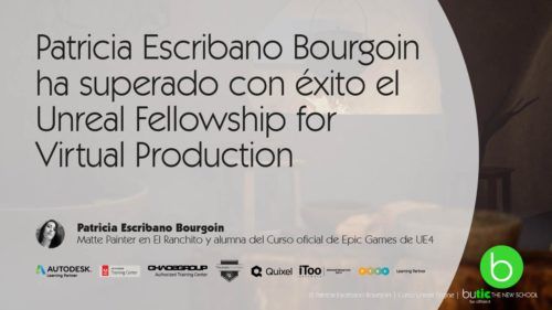 Patricia Escribano Bourgoin supera con éxito el Unreal Fellowship for Virtual Production