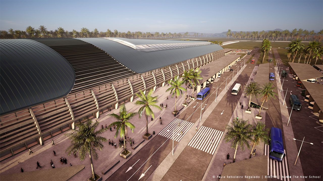 Paula Reboleiro Regalado. BIM2VR. Aeropuerto República Dominicana Exterior