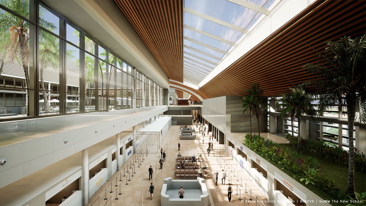 Paula Reboleiro Regalado. BIM2VR. Aeropuerto República Dominicana Interior