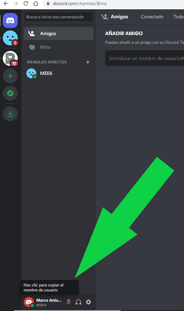 Acceso a Discord