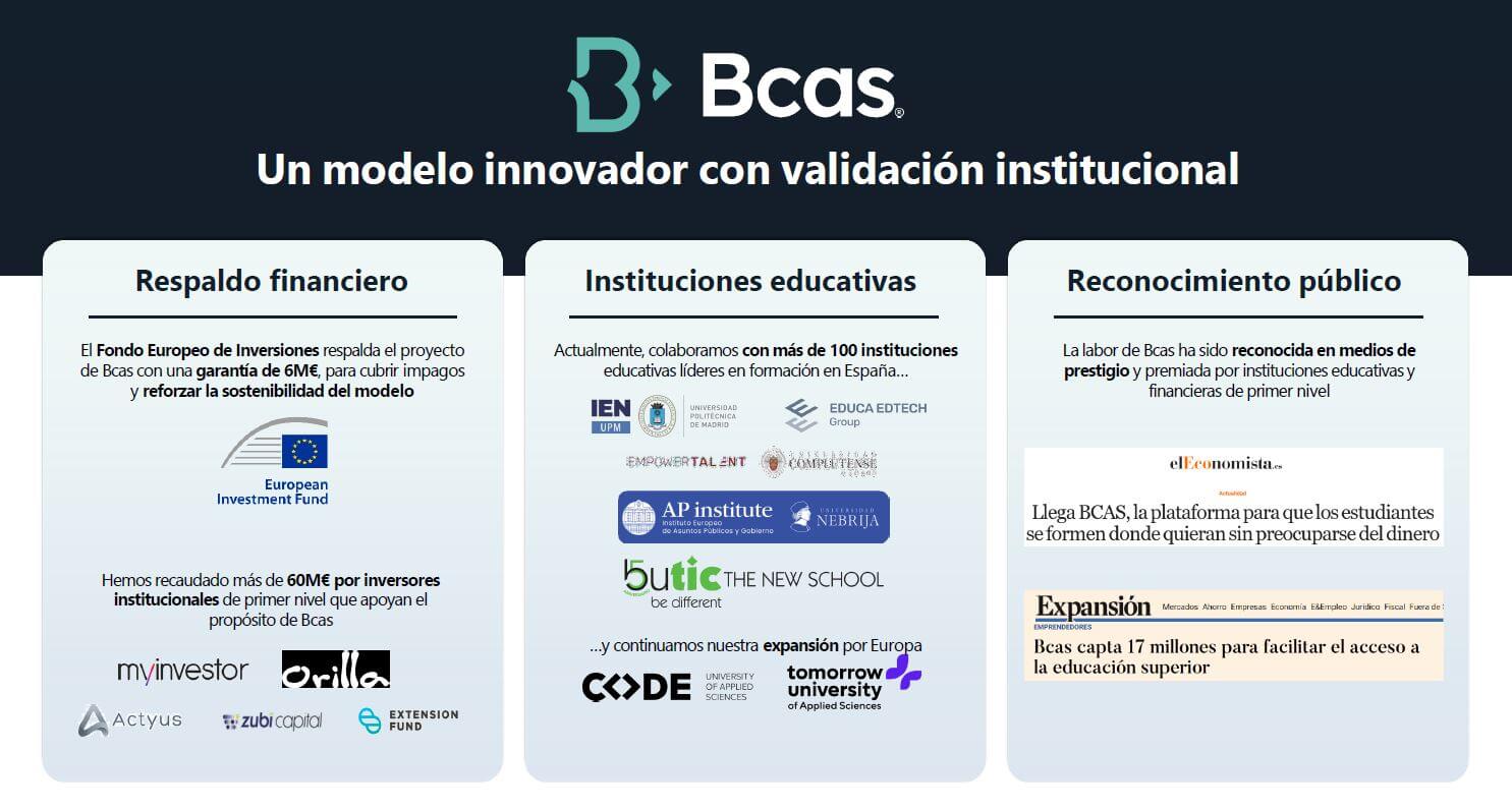 Bcas reconocimiento institucional