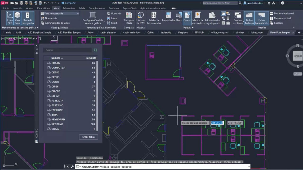 Función-Conteo-AutoCAD2023