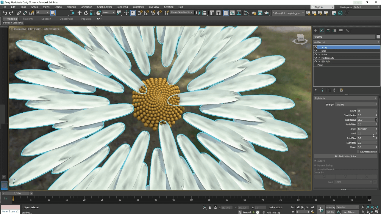 Novedades-Autodesk-3dsMax-2024-Filotaxis