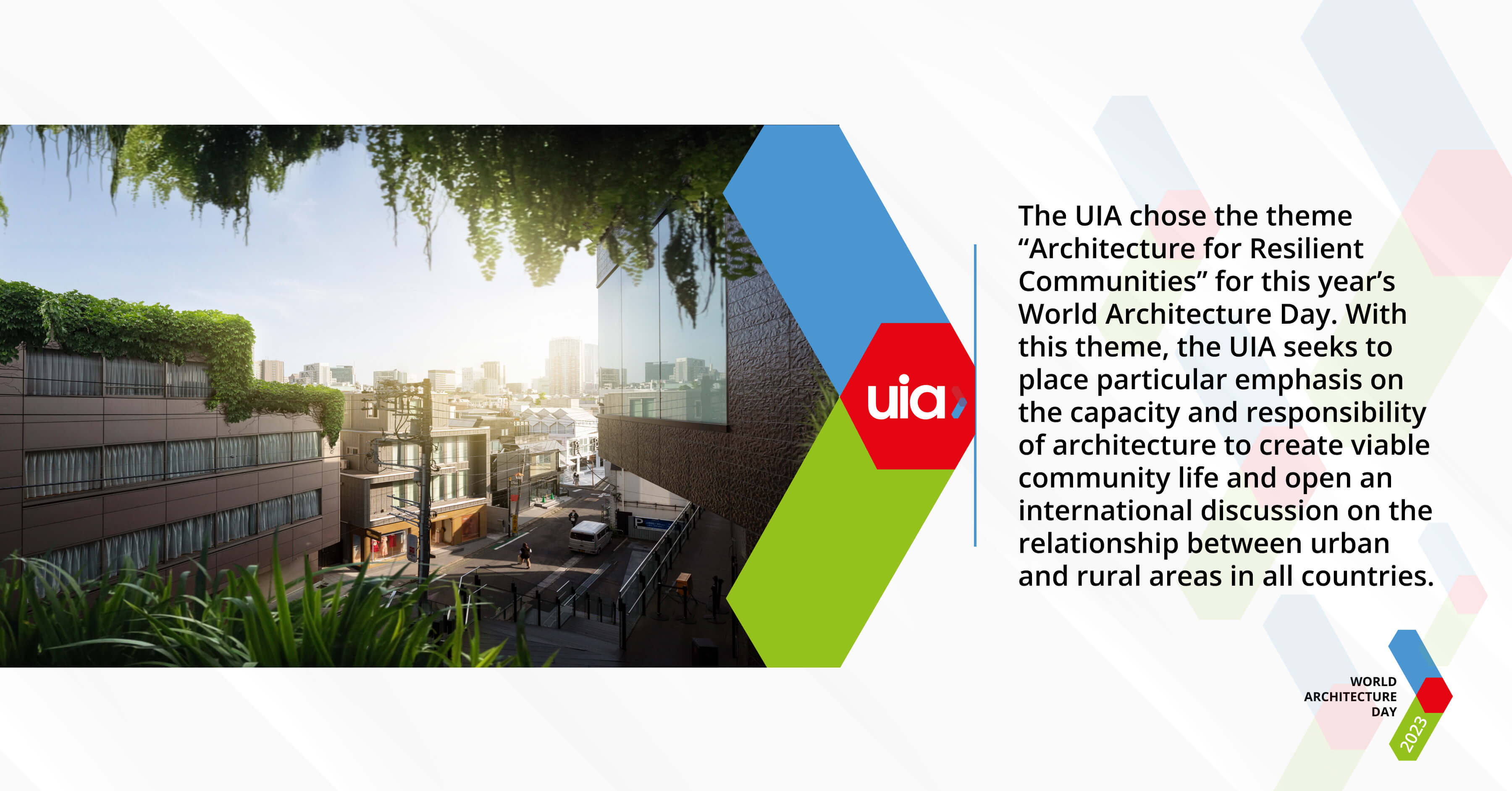 Temática del Día Mundial de la Arquitectura 2023