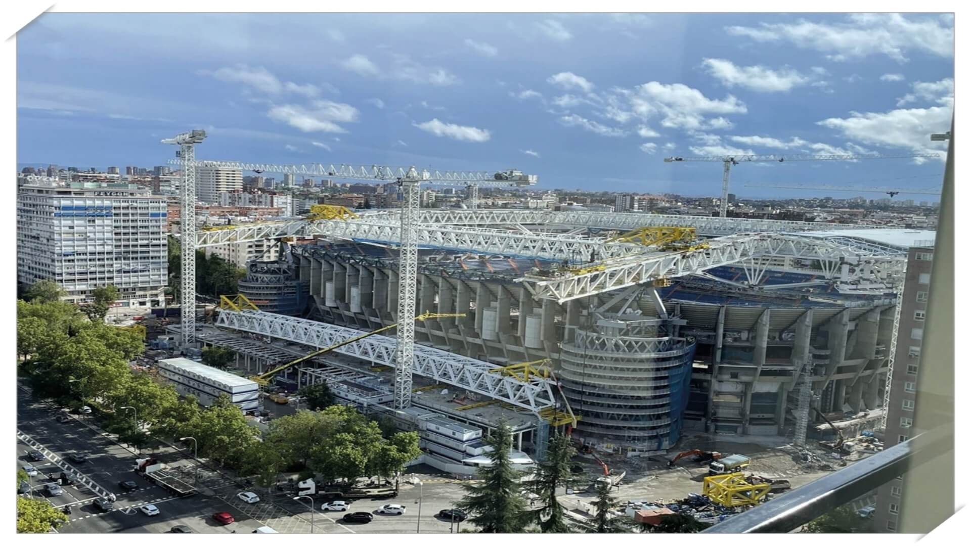Proceso de obra del nuevo Santiago Bernabéu