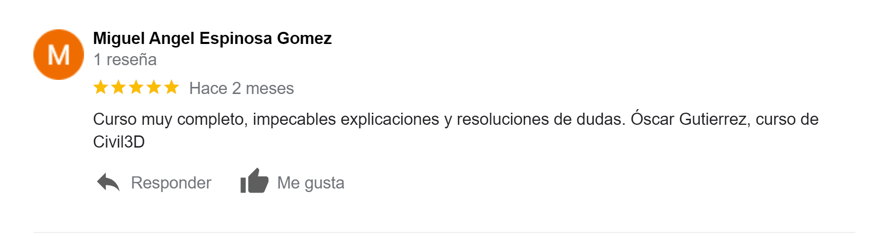 reseña Pavasal Google