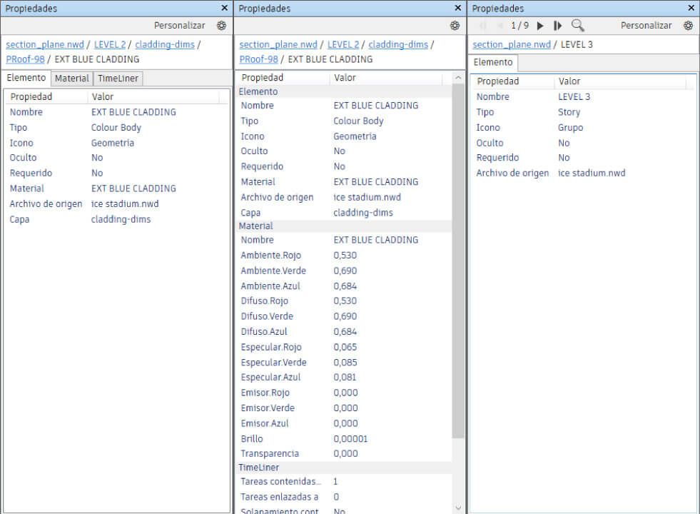Autodesk-Navisworks-2025-panel-propiedades