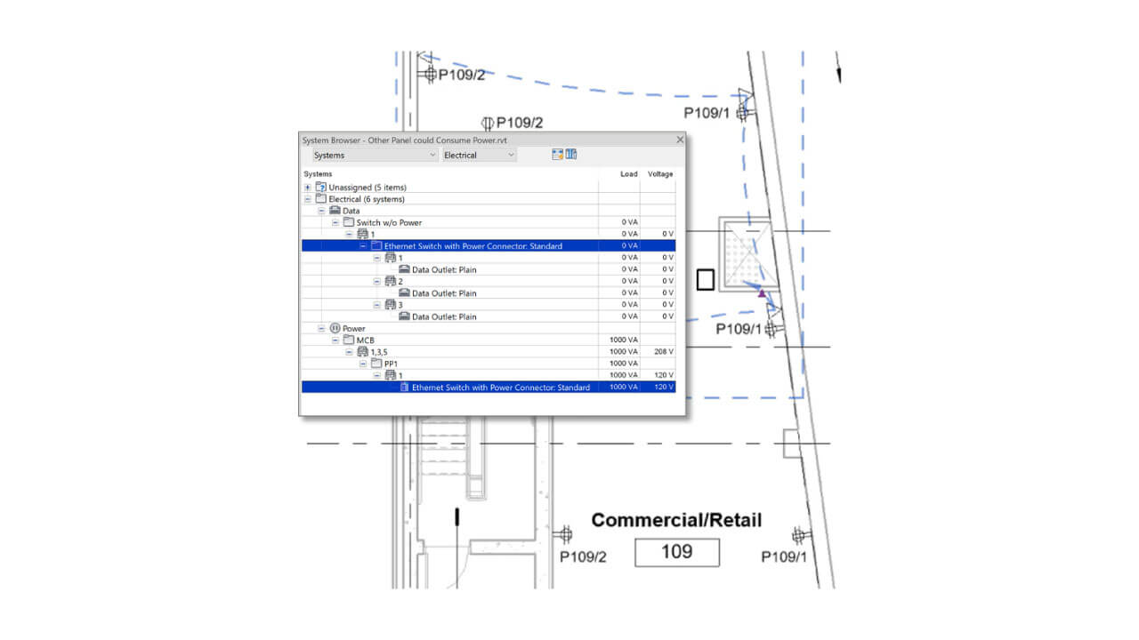 Revit-2025-paneles-voltaje