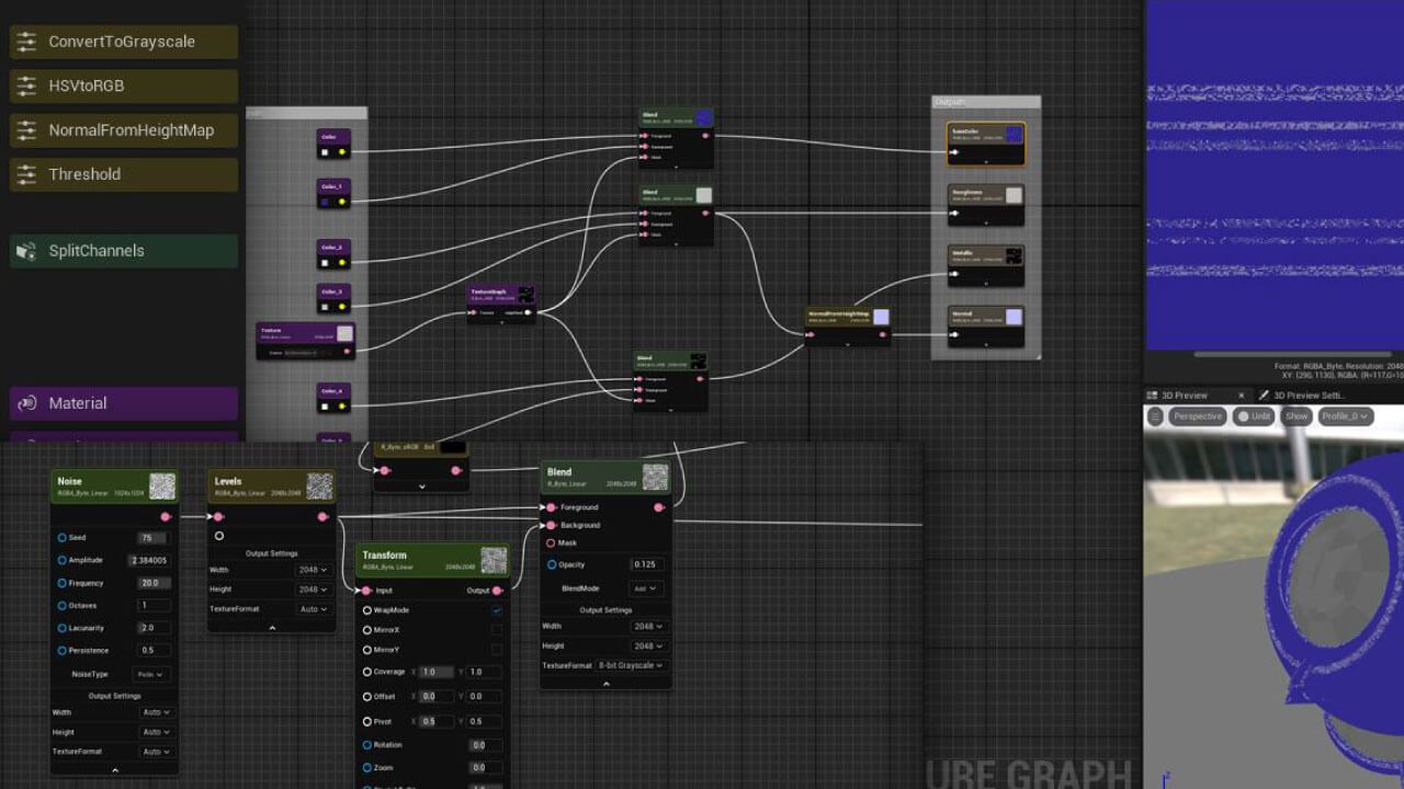 Unreal-engine-5-4-herramientas-texturizado