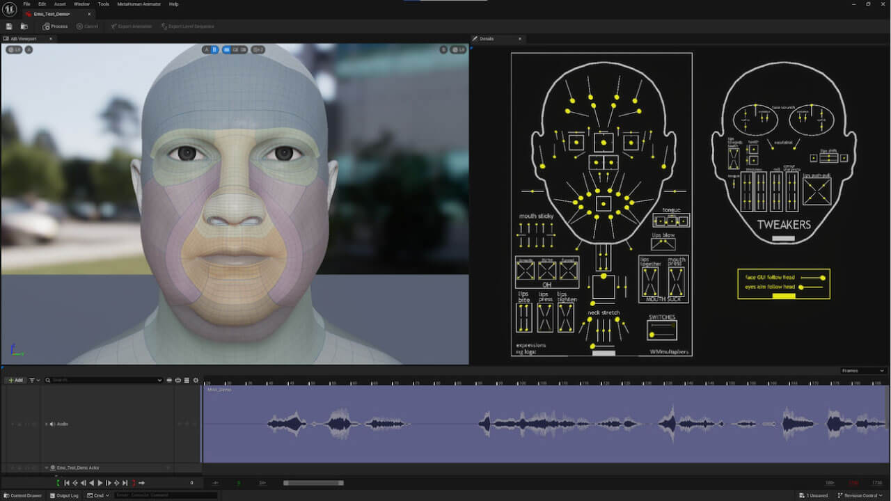 Metahuman Animator como una de las novedades de Unreal-Engine 5.5