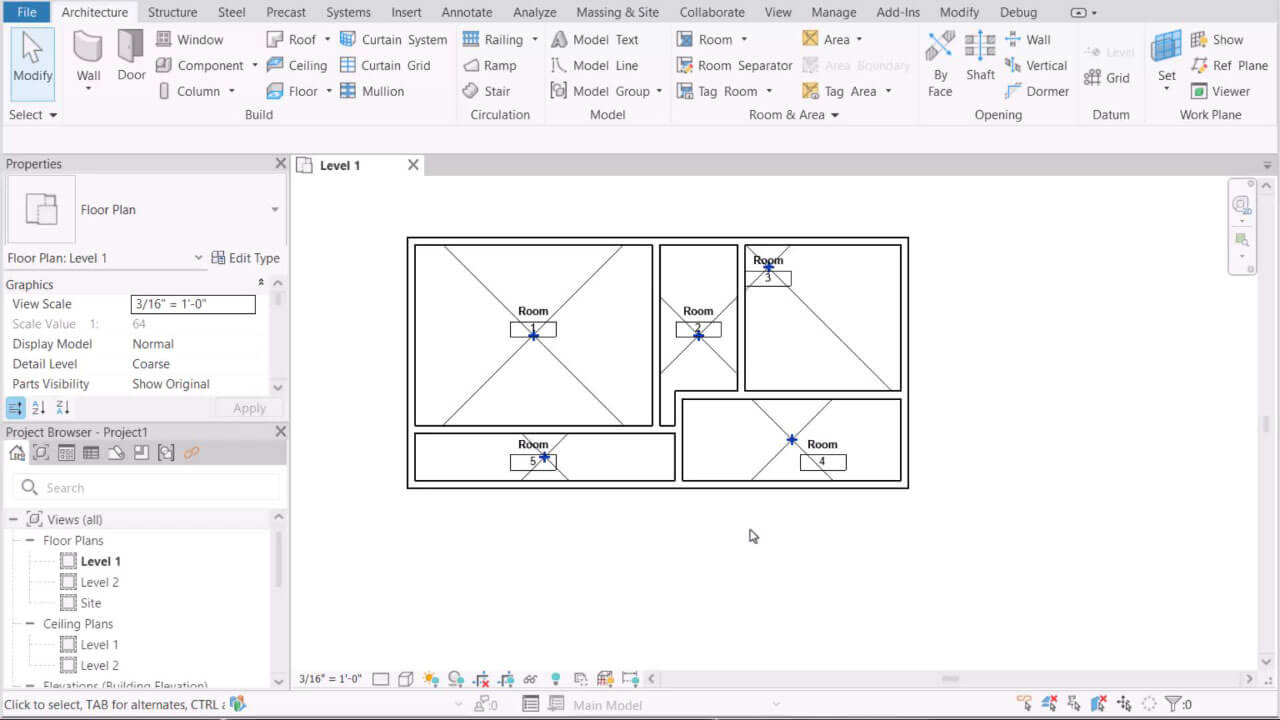 Novedades de Autodesk Revit 2026 etiqueta de habitación
