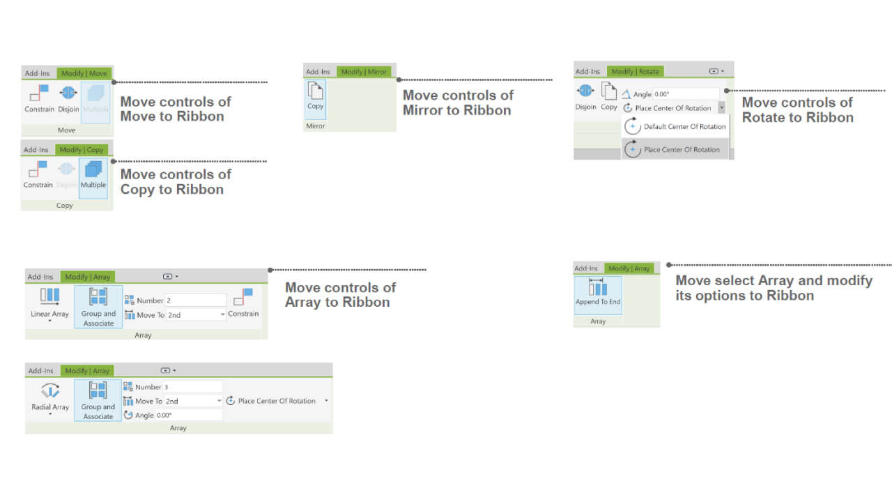 Novedades de Autodesk Revit 2026 controles de la barra de herramientas