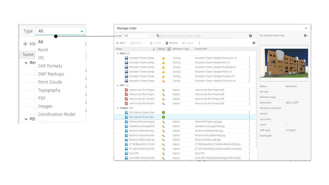 Novedades Autodesk Revit 2026 gestión enlaces