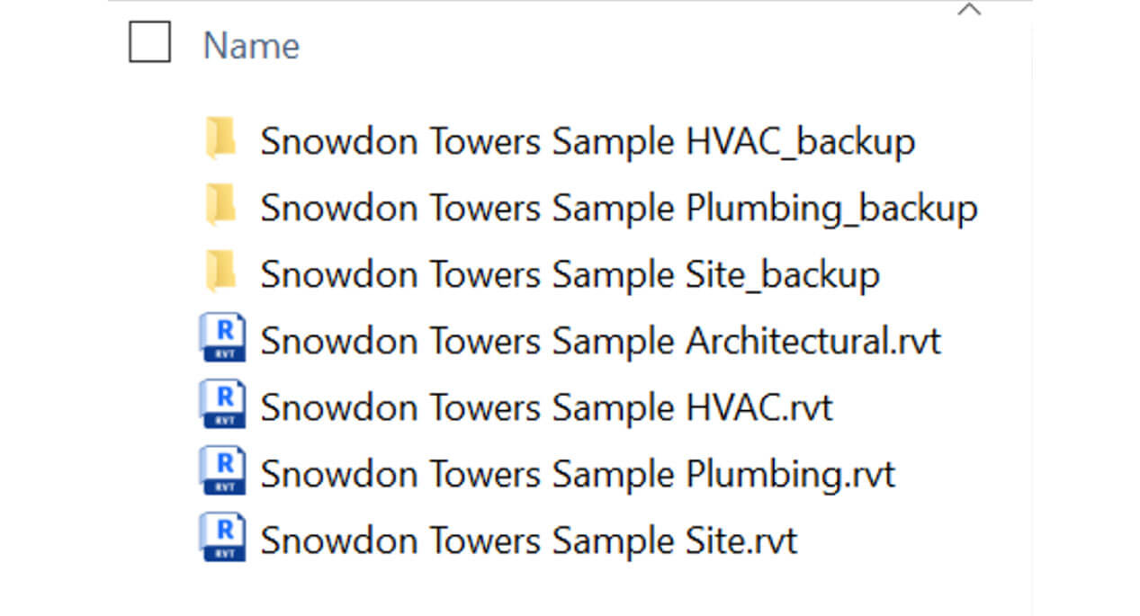 Novedades de Autodesk Revit 2026 carpeta con copia de seguridad
