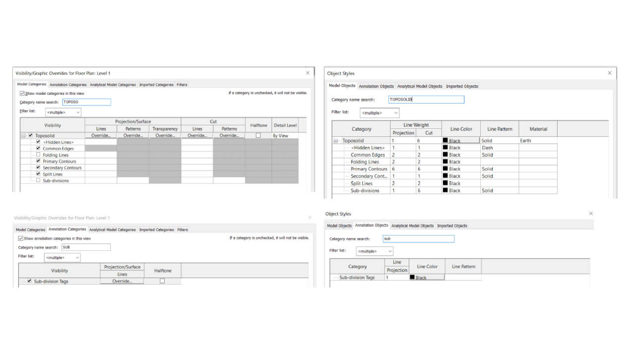 Novedades de Autodesk Revit 2026 subcategoría de toposólidos