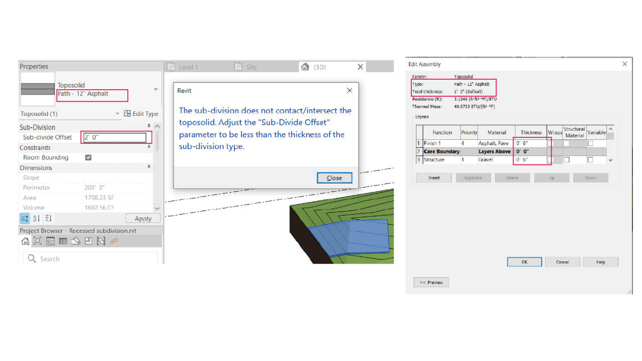 Novedades de Autodesk Revit 2026 subdivisión de tipos habilitados