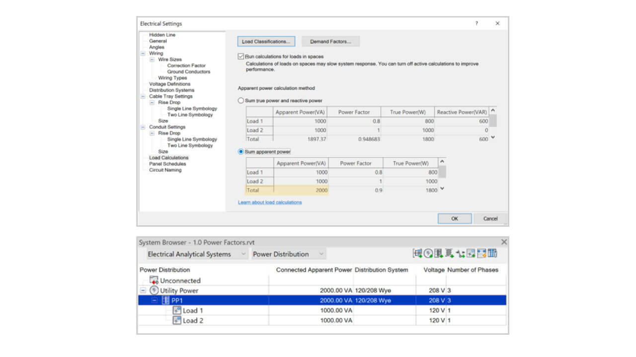 Novedades de Autodesk Revit 2026 cálculo de potencia