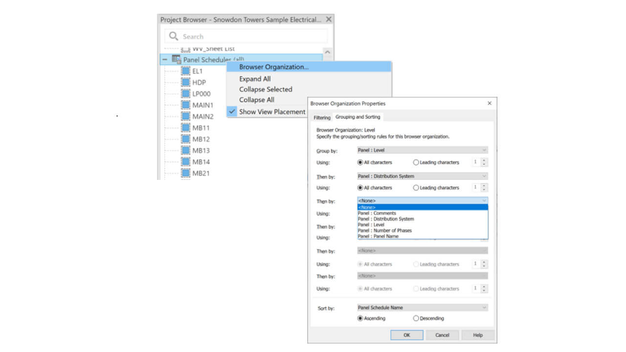 Novedades de Autodesk Revit sistema de distribución de equipos de eléctricos