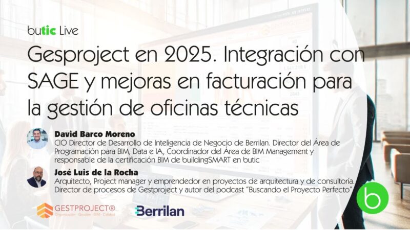 Gestproject 2025. Integración con SAGE y mejoras en facturación para la gestión de oficinas técnicas