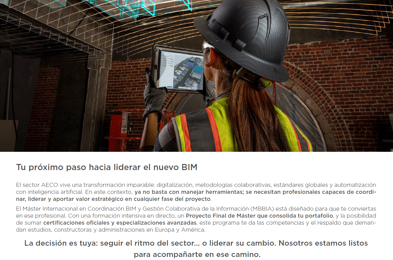 Tu mejor Master BIM