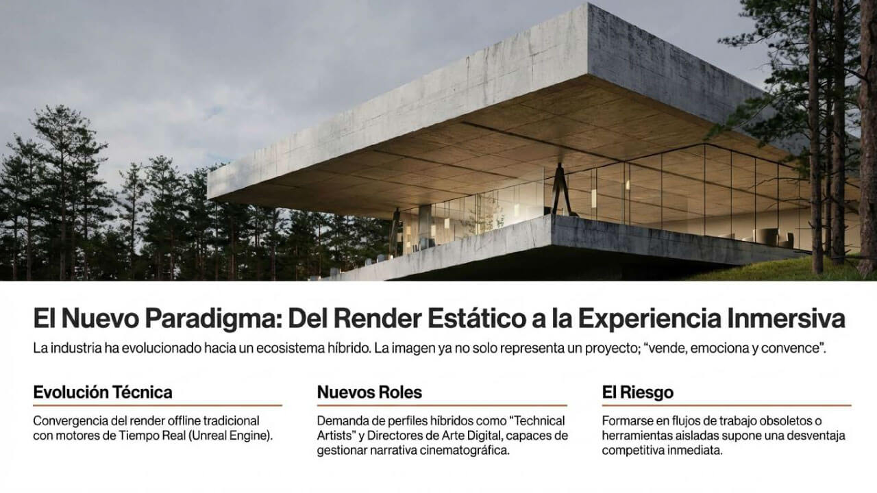 nuevo paradigma del Máster de Visualización Arquitectónica