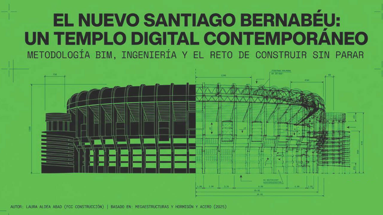 El nuevo Santiago Bernabéu: la revolución del BIM y el templo digital del siglo XXI