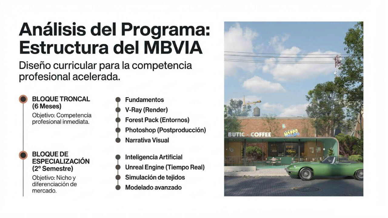 programa del Máster de Visualización Arquitectónica