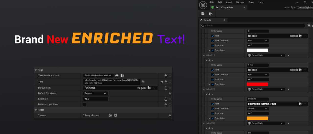 Text3D Unreal Engine 5.7