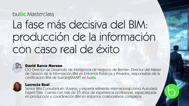 Masterclass relacionado con el Máster de Gestión de información BIM