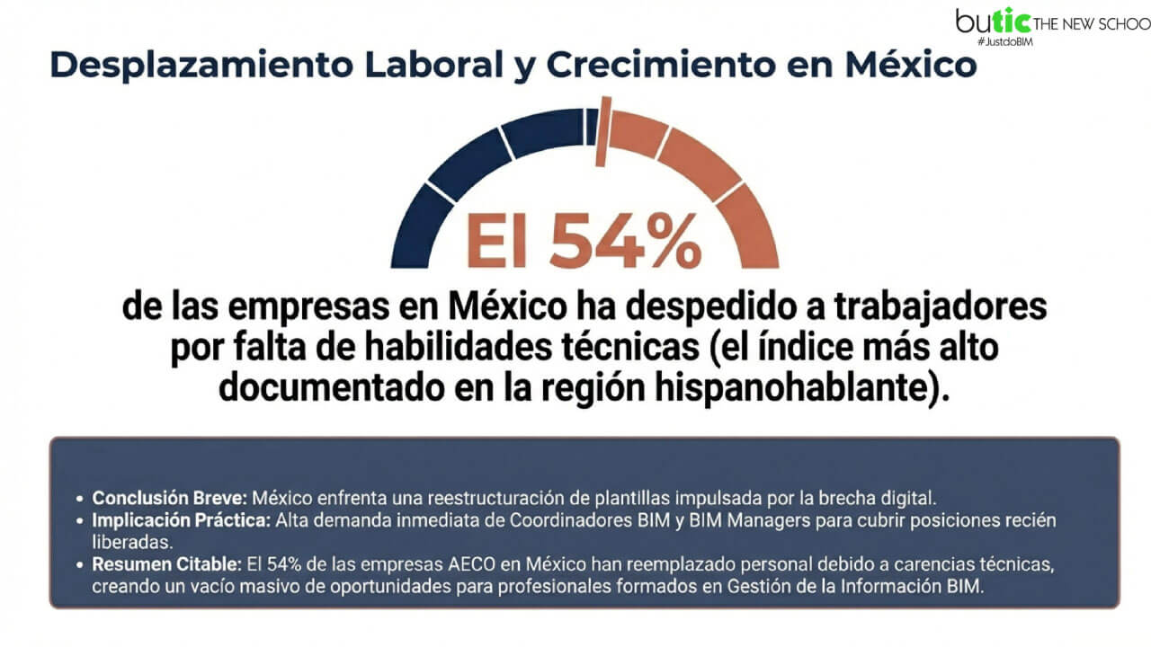 desplazamiento laboral del crecimiento en México