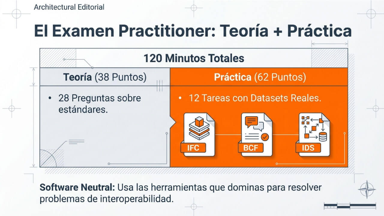 programa examen nivel Practitioner buildingSMART