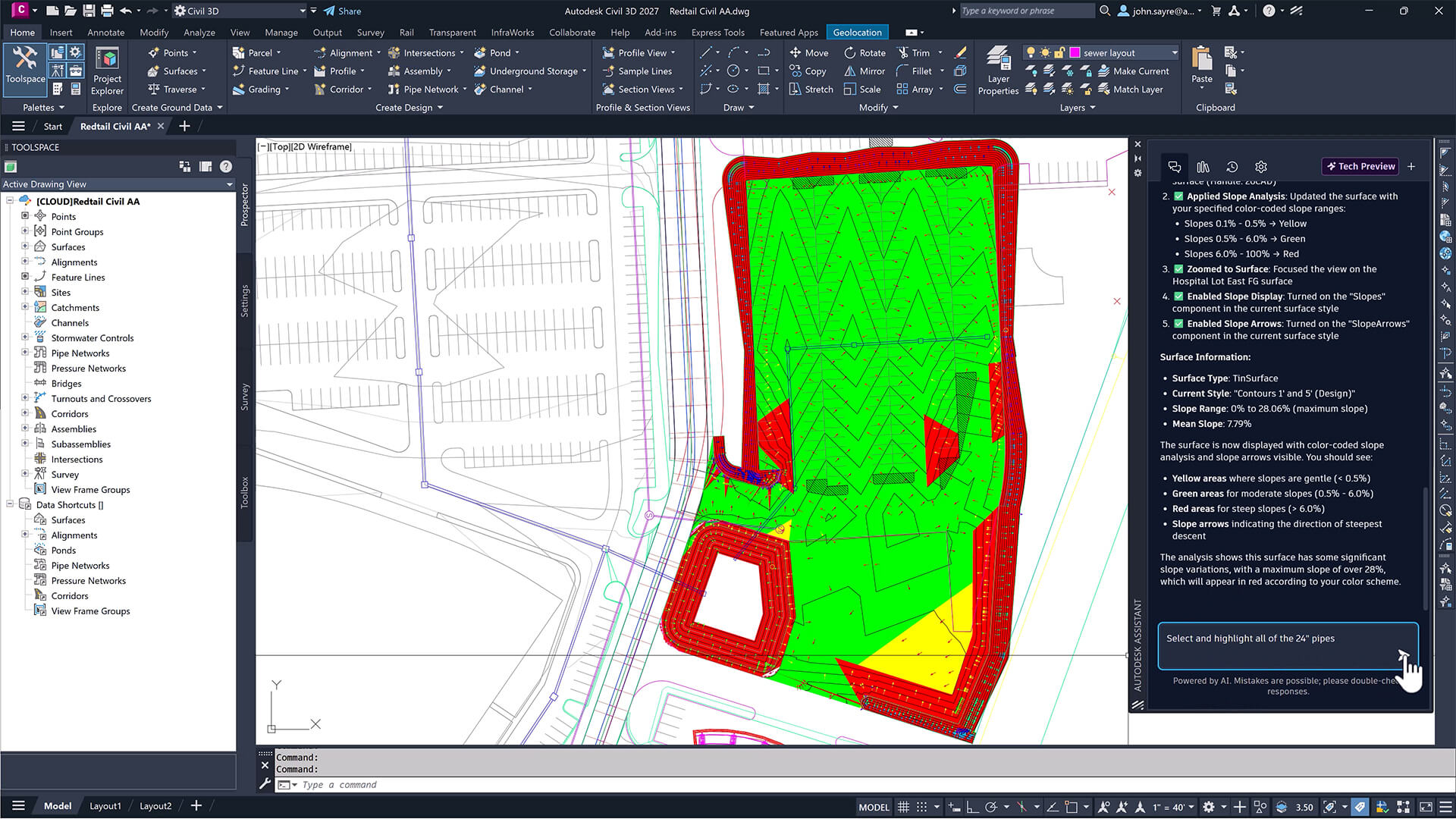 Autodesk Assistant Tech Preview Civil 3D 2027 Autodesk Assistant Tech Preview Civil 3D 2027