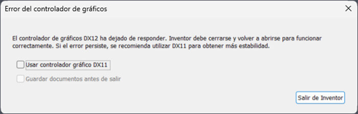 mejora soporte de hardware Autodesk Inventor 2027