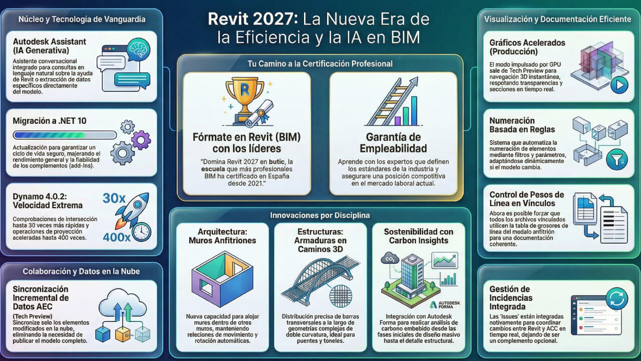 Autodesk Revit 2027 infografía