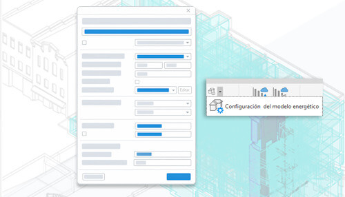 configuración energía Revit 2027