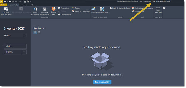 mejoras derechos de licencias Autodesk Inventor 2027