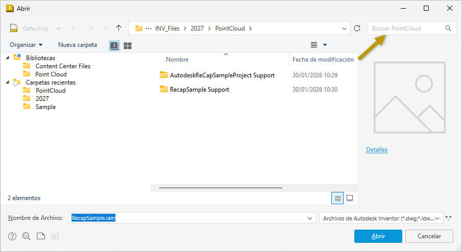 mejoras abrir y guardar Autodesk Inventor 2027