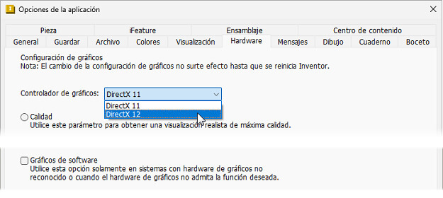 mejoras soporte de hardware Autodesk Inventor 2027