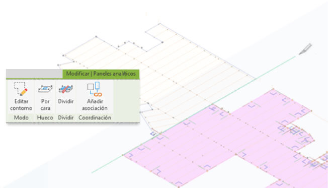 modificar paneles analíticos Revit 2027
