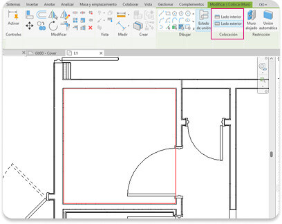voltear crear muros Revit 2027