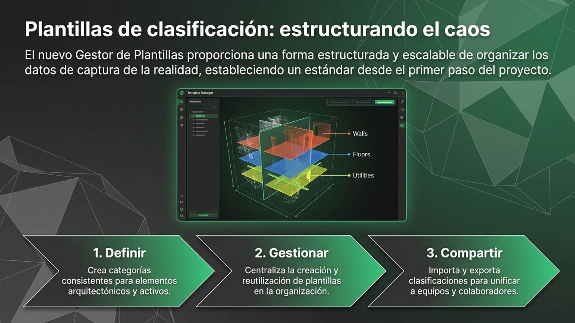 Autodesk ReCap 2027 plantillas de clasificación
