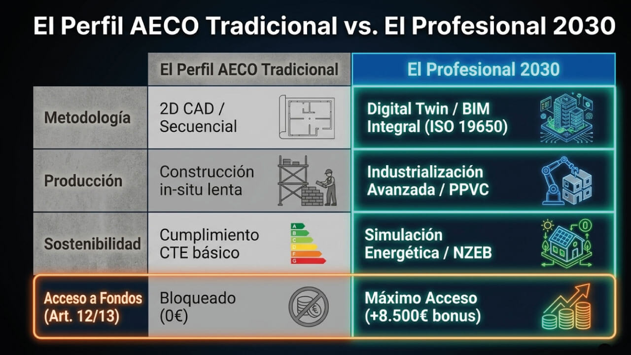 perfil AECO Plan Estatal de Viviendas