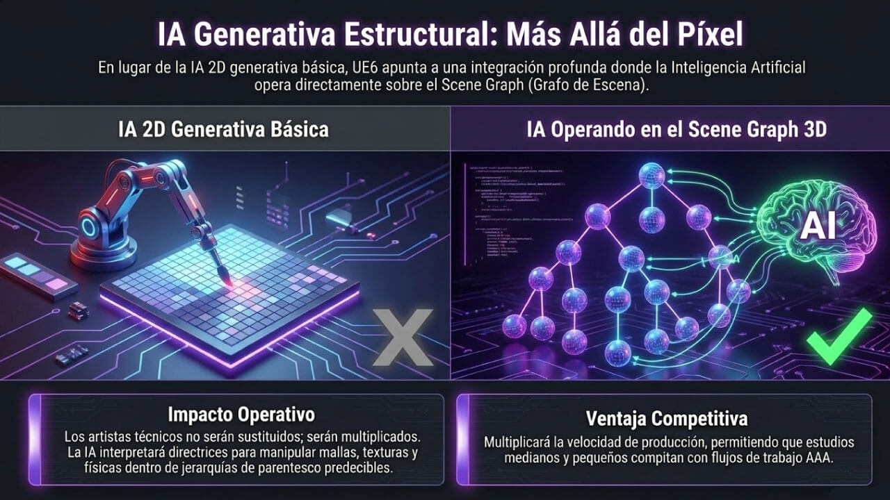 IA generativa en Unreal Engine 6