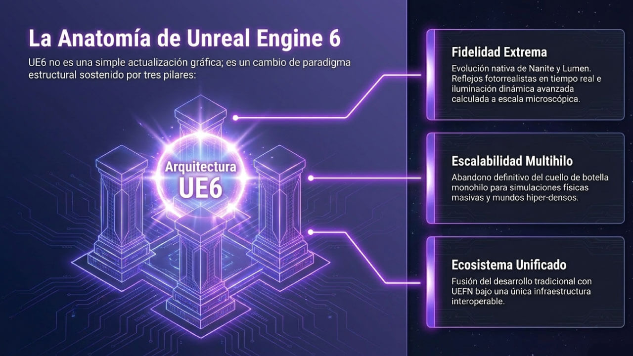 pilares de Unreal Engine 6