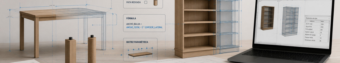planos y familias anidadas de Autodesk Revit