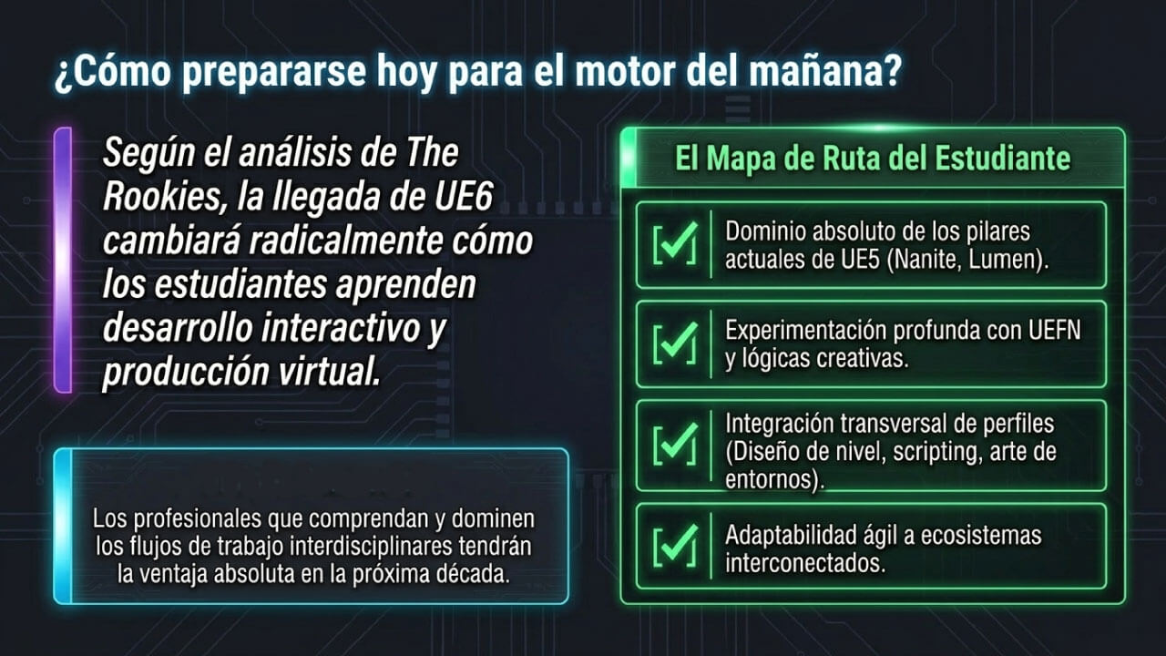 preparación en Unreal Engine 6
